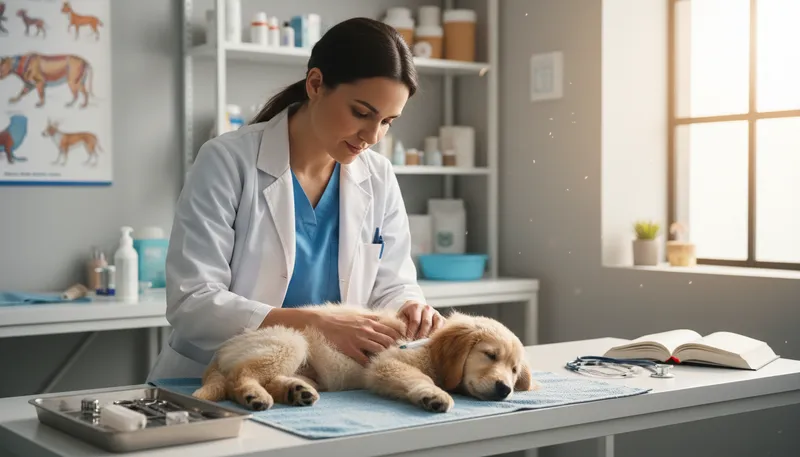 Illustration of veterinarian: A doctor for animals.