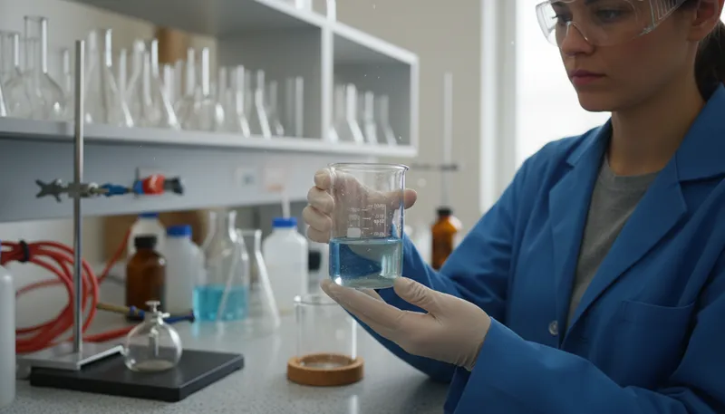 Illustration of boro: a type of glassware often used in labs