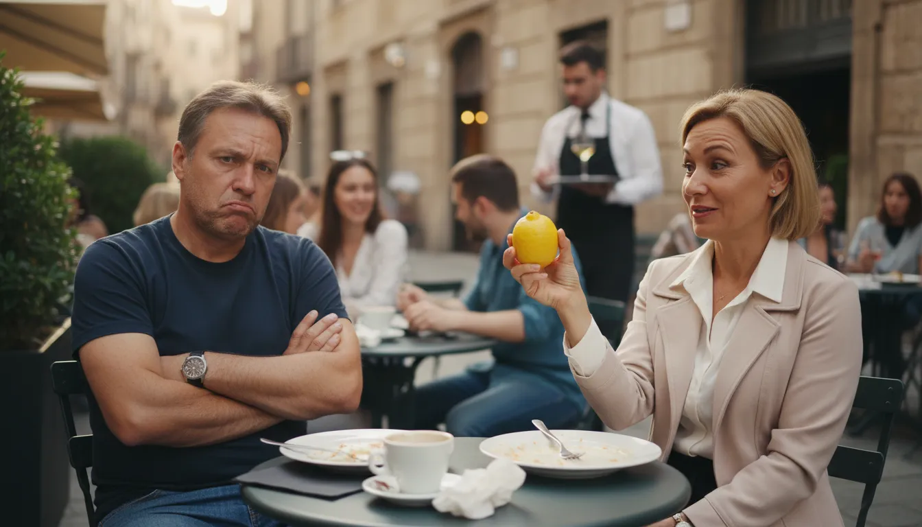 Иллюстрация suck a lemon: to go away and stop being annoying