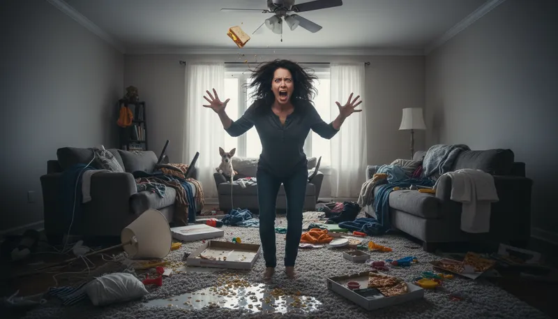 Illustration of go batshit: To become extremely angry or irrational.
