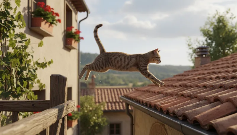 Illustration of nimble: quick and light in movement.