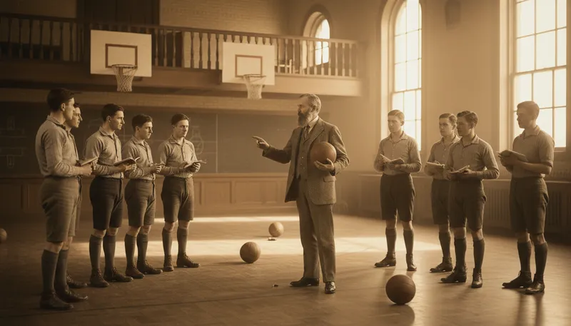 Illustration of naismith: The inventor of basketball, a notable figure.