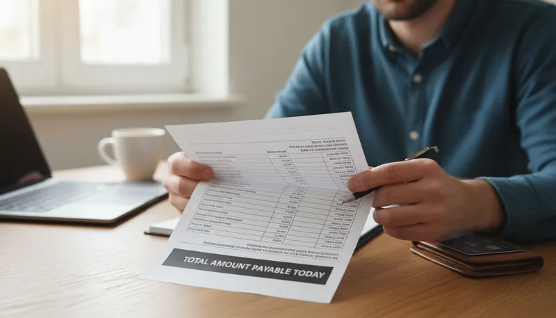 Illustration of payable: due to be paid