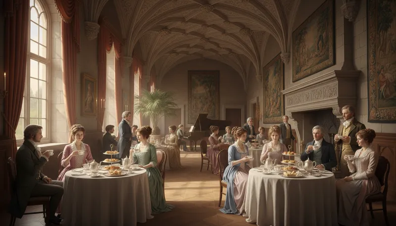 Illustration of gentry: People of good social position.