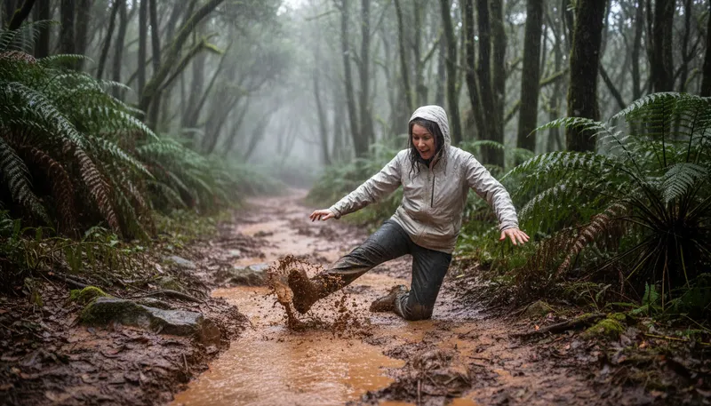 Illustration of mud: Wet soil or dirt.