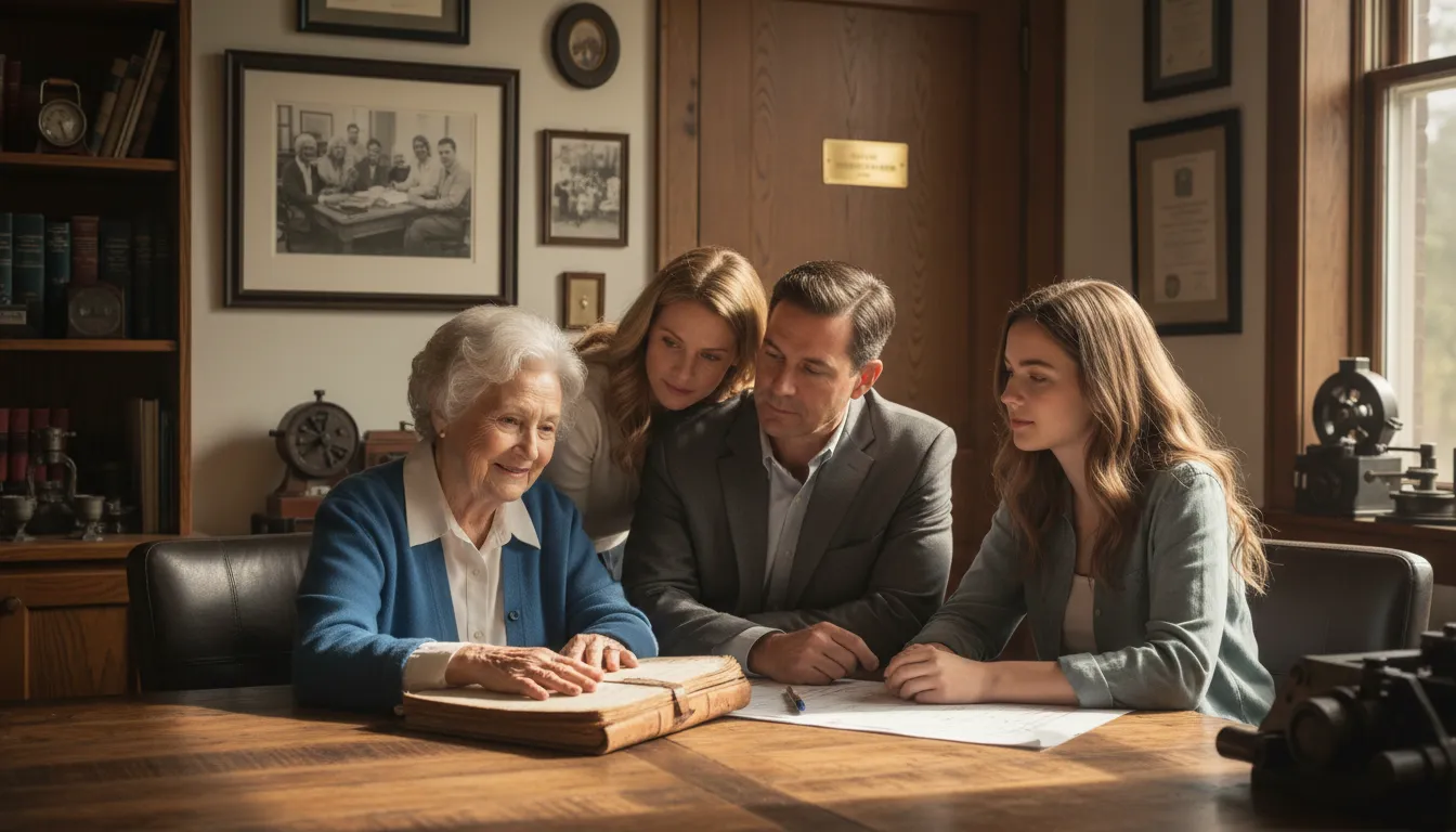 keep it in the family 일러스트: To keep a secret or property only among relatives.