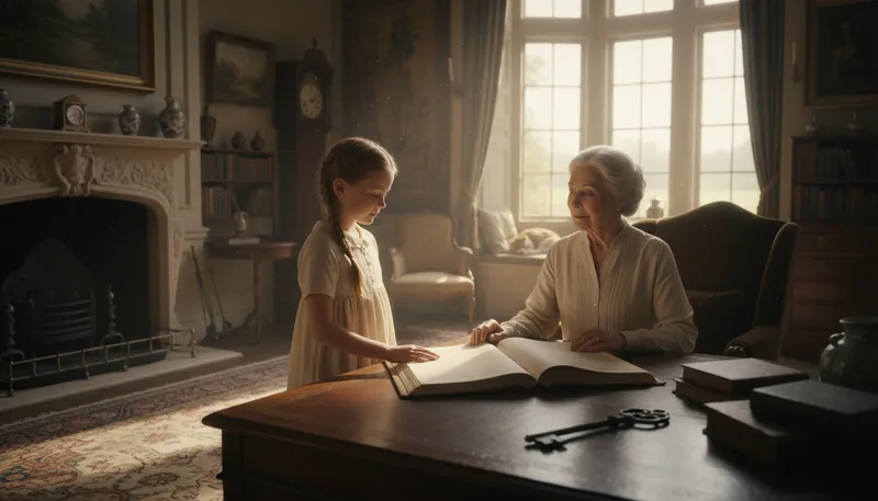 Illustration of heir: A person who inherits property or titles.