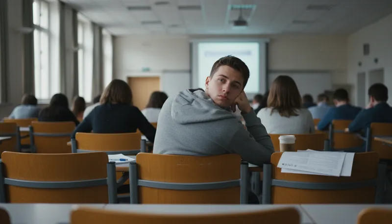 Illustration of bored shitless: Extremely bored or uninterested in something.
