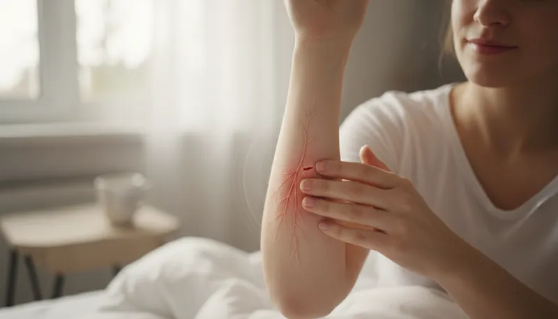 Illustration of lymph: A fluid in the body's immune system.