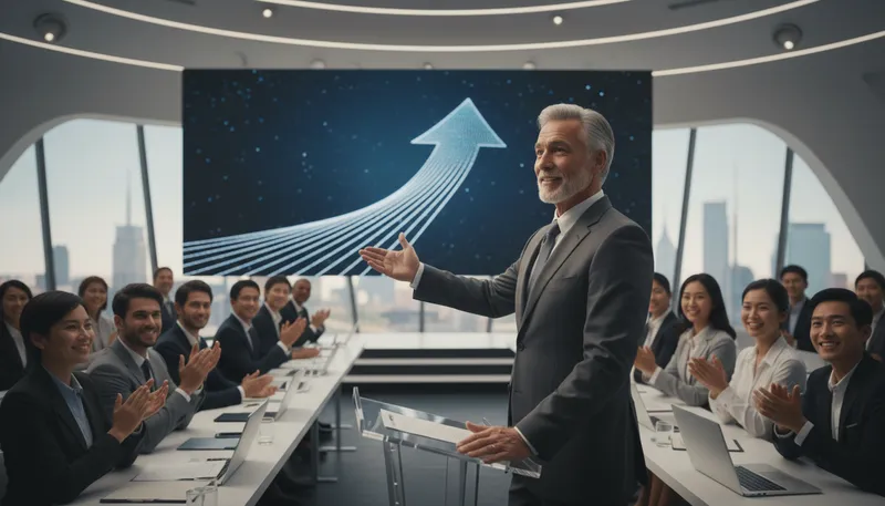 Illustration of chairman: The leader of a meeting or organization.