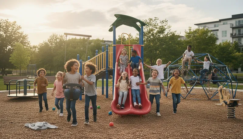 Illustration of boys and girls: young male and female children.