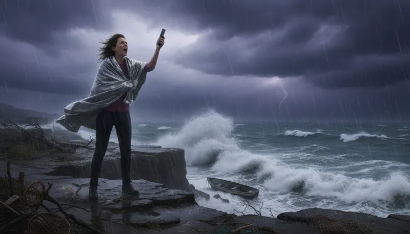 Illustration of desperation: a state of hopelessness or urgent need.