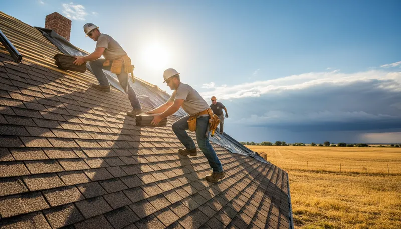 Illustration of fix the roof while the sun is shining: Prepare for problems before they happen.