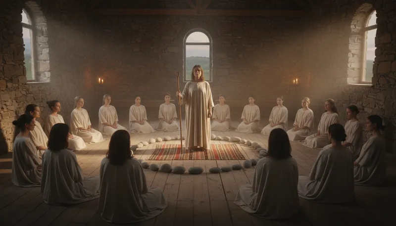 Illustration of cult: a group devoted to a person or thing