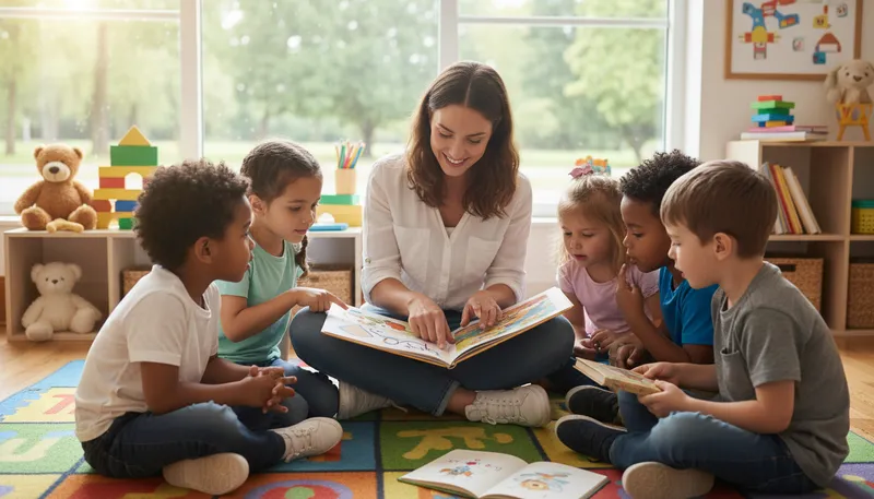 Illustration of teaching: The act of educating others.