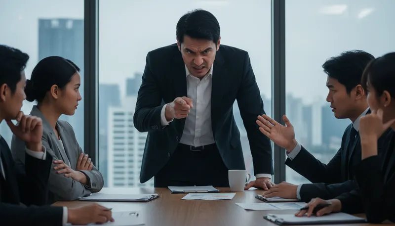 Illustration of agro: aggressive or confrontational behavior