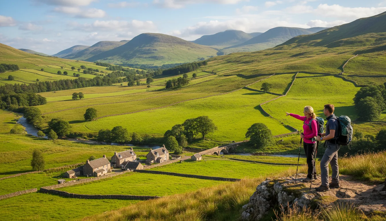 Illustration de Perthshire : A county in central Scotland known for beauty.