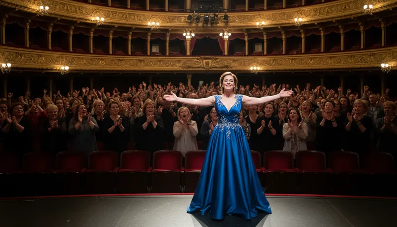Illustration of brava: A term of applause or approval for women.