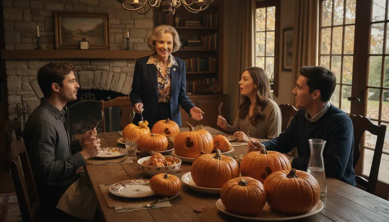Illustration of my very educated mother just served us nine pumpkins: a mnemonic for remembering the solar system order