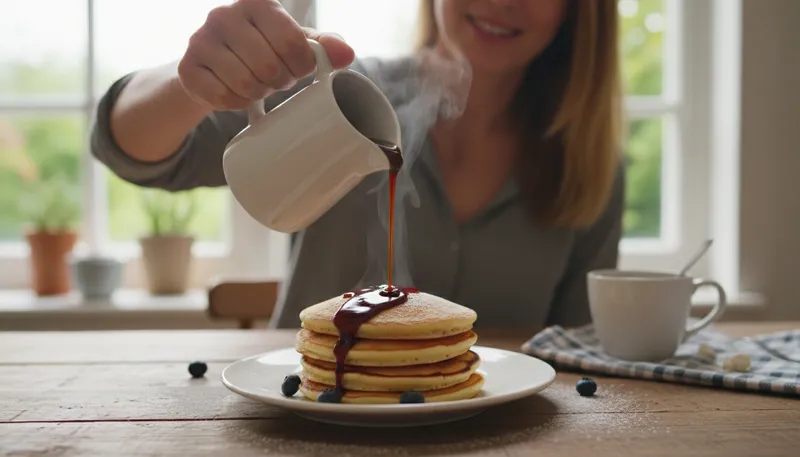 Illustration of molasses: A thick syrup made from sugar cane.