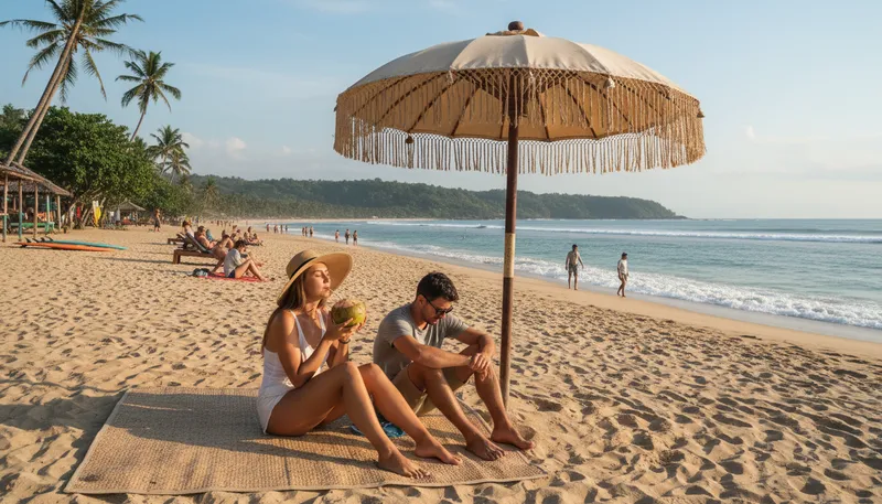 Illustration of bali: An Indonesian island known for beaches and culture.