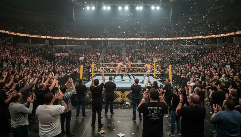 Illustration of nxt: A modern brand of professional wrestling entertainment.