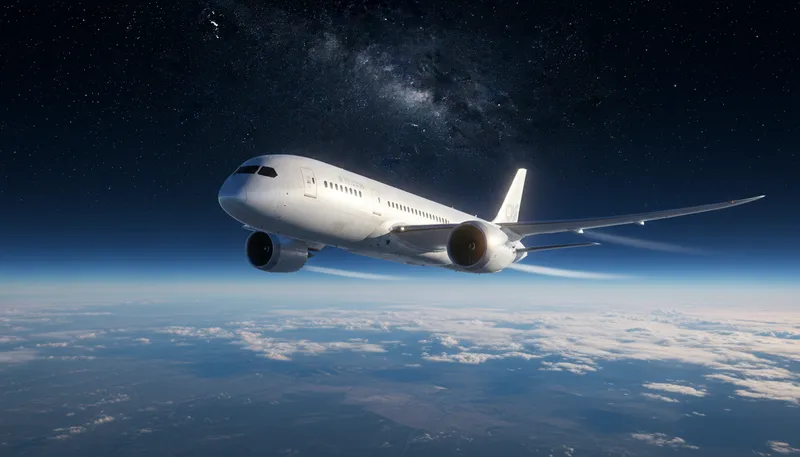 Illustration of stratosphere: The atmospheric layer above the troposphere.