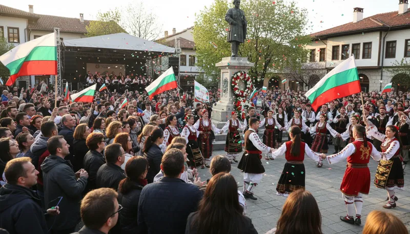 Illustration of bulgarians: People from Bulgaria, known for their traditions.