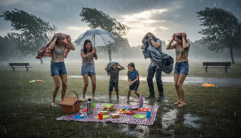 Illustration of unforeseen: Unexpected or not anticipated.