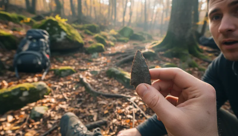 Illustration of arrowhead: Pointed end of an arrow.