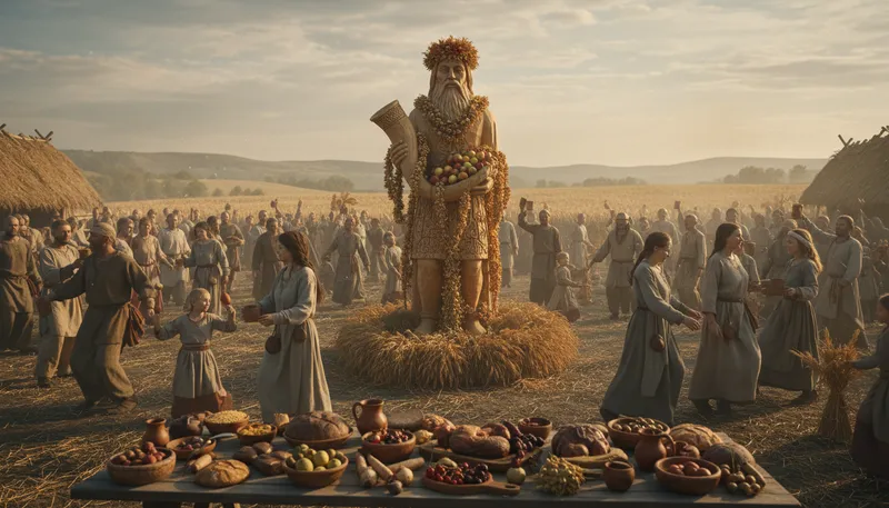 Illustration of frey: Norse god of fertility and prosperity.