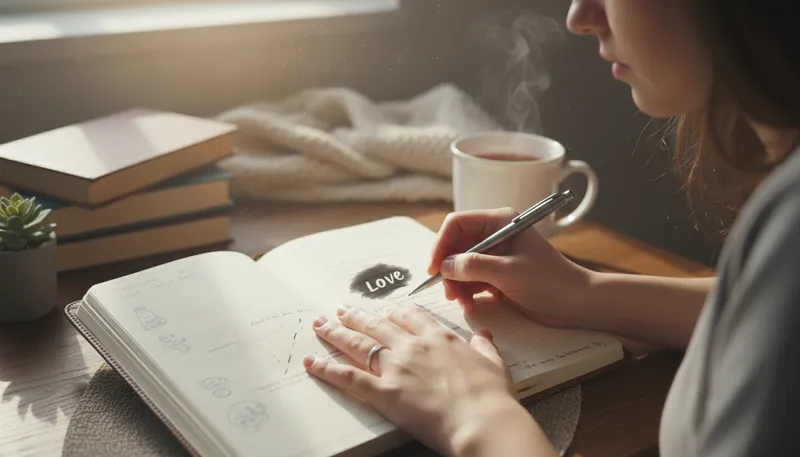 Illustration of under erasure: A term written but crossed out.