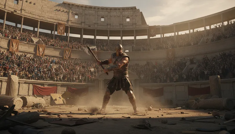 Illustration of ares: The Greek god of war and violence.