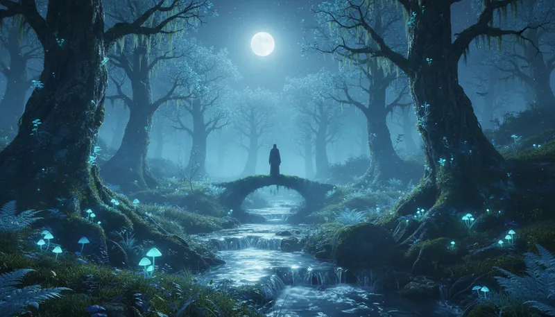 Illustration of mystic: having a magical or mysterious quality.