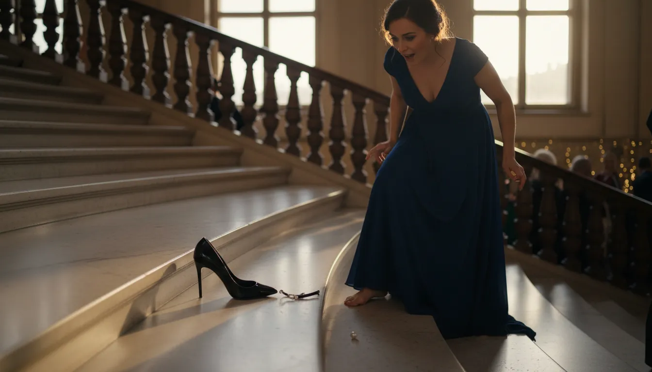 Illustrazione di pump: A woman's slip-on shoe with no fastening.