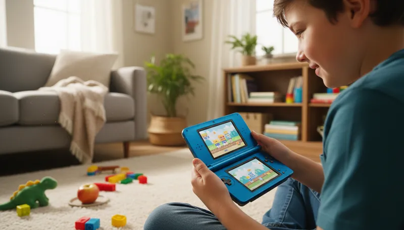Illustration of dsi: A handheld gaming console by Nintendo.