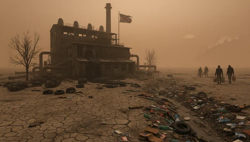 Illustration of unsustainable: Not able to be maintained over time.