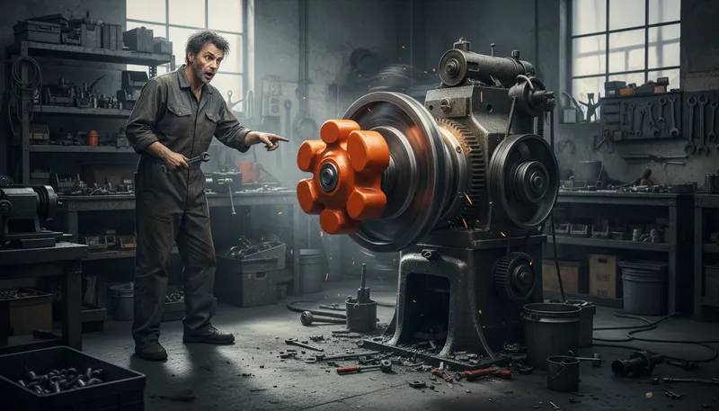 Illustration of eccentric: A mechanical component that is not circular.