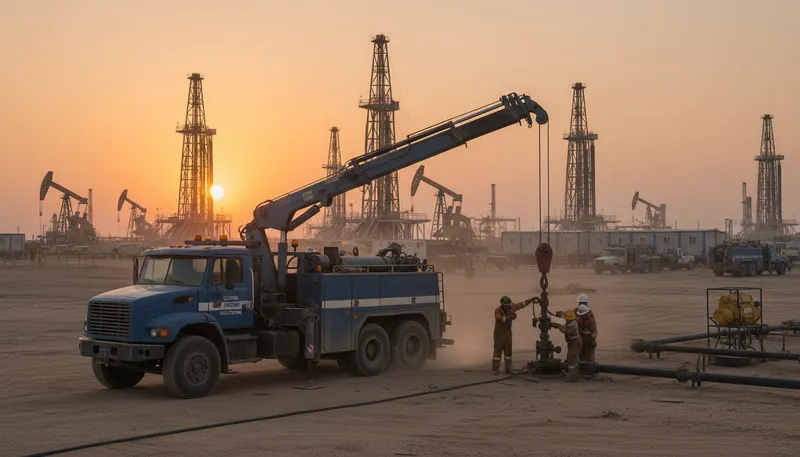 Illustration of halliburton: An American oilfield services company.