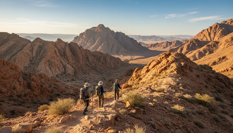 Illustration of sinai: A mountainous peninsula in Egypt.