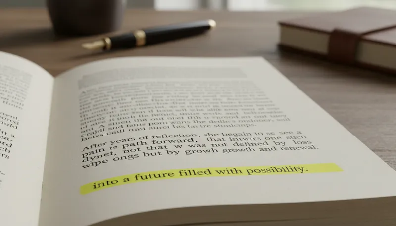 Illustration of widow: a word or short line left alone at the end of a paragraph or page