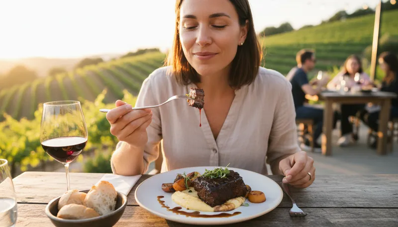 Illustration of foodie: a person who loves food and cooking.