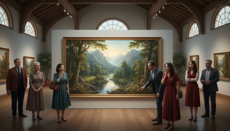 Illustration of naturalistic: Representing nature realistically in art.