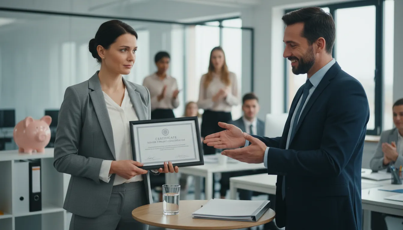 Illustration of title promotion: a job title upgrade without new responsibilities