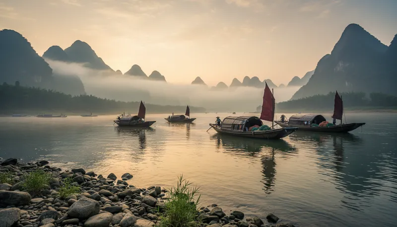 Illustration of yangtze: A major river in China.
