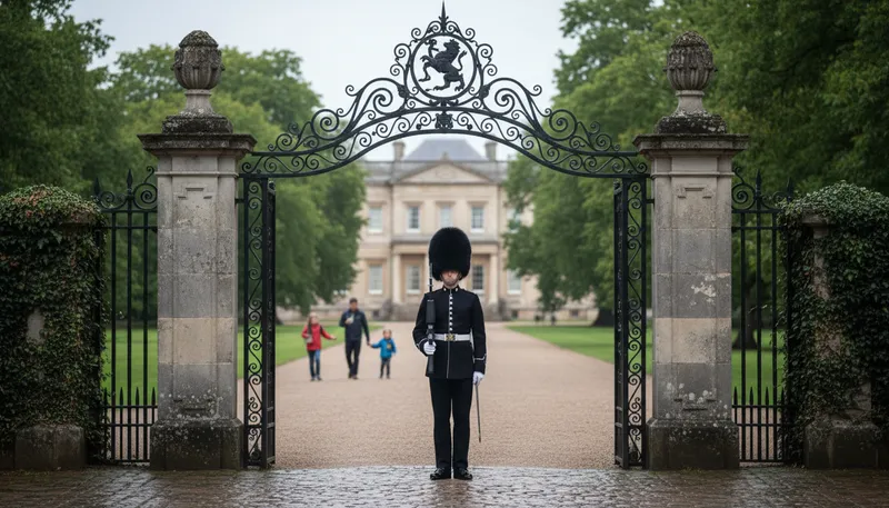 Illustration of guardsman: A soldier in a guard unit.