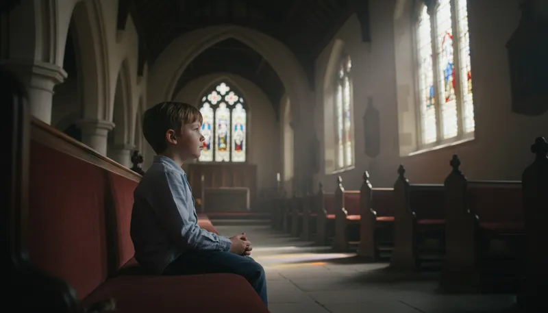 Illustration of quiet as a church mouse: Very quiet and unobtrusive.