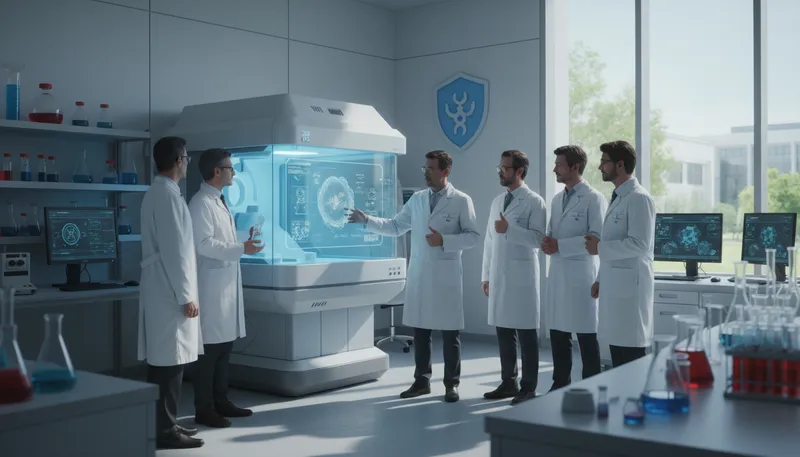 Illustration of nci: National Cancer Institute focused on cancer research.