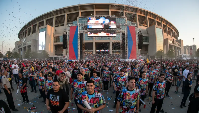 Illustration of summerslam: An annual professional wrestling event.