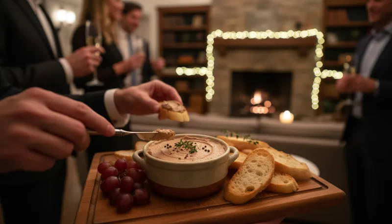 Illustration of pate: smooth paste made from cooked meat